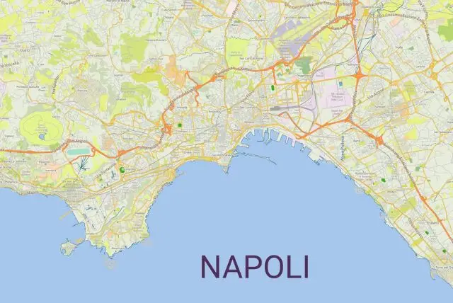 נאפולי מפה - היכרות עם המפה של העיר ומיקומי אתרי התיירות